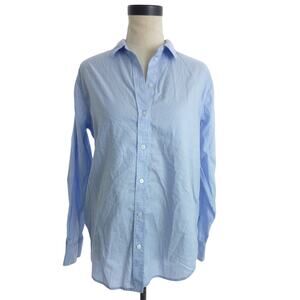 Everlane Button Down Blue Top Size 6